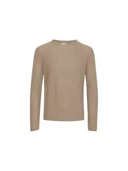 Свитер обычного кроя Solid, коричневый