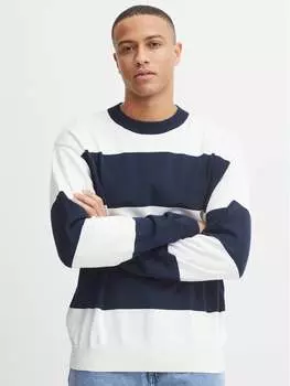 Свитер обычного кроя Solid, синий