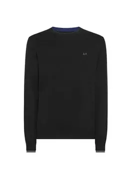 Свитер обычного кроя Sun68, черный