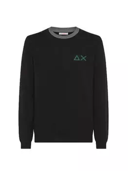 Свитер обычного кроя Sun68, черный