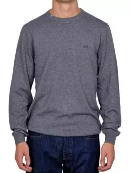 Свитер обычного кроя Sun68, серый