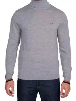 Свитер обычного кроя Sun68, серый