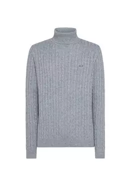 Свитер обычного кроя Sun68, серый