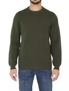 Свитер обычного кроя Sun68, зеленый