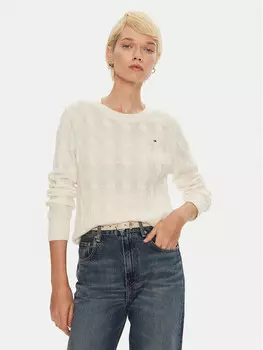 Свитер обычного кроя Tommy Hilfiger, экрю