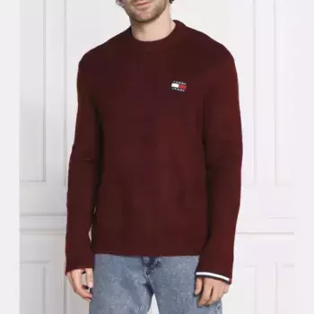 Свитер обычного кроя Tommy Hilfiger, бургунди
