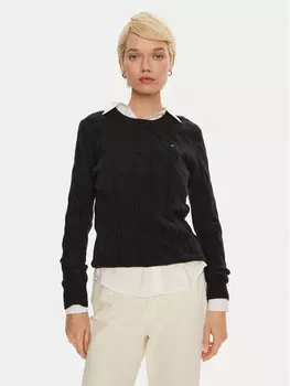 Свитер обычного кроя Tommy Hilfiger, черный