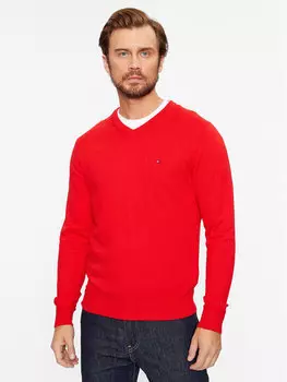 Свитер обычного кроя Tommy Hilfiger, красный
