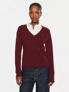 Свитер обычного кроя Tommy Hilfiger, красный