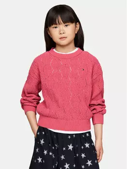 Свитер обычного кроя Tommy Hilfiger, розовый