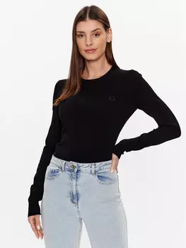 Свитер обычного кроя Trussardi, черный