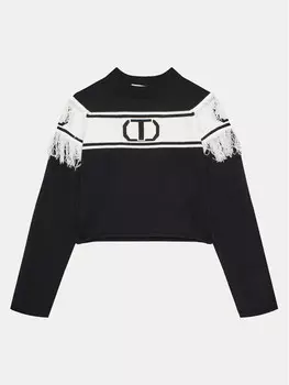 Свитер обычного кроя Twinset, черный