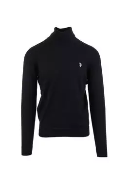 Свитер обычного кроя U.S. Polo Assn., черный