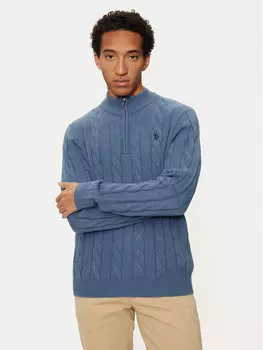 Свитер обычного кроя U.S. Polo Assn., синий