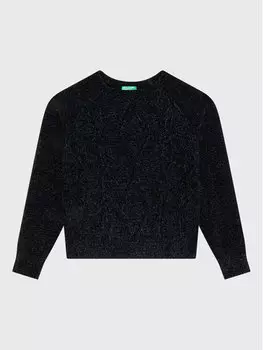 Свитер обычного кроя United Colors Of Benetton, черный