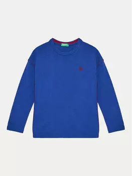 Свитер обычного кроя United Colors Of Benetton, синий