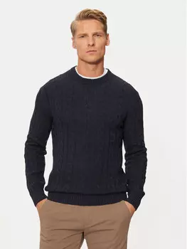 Свитер обычного кроя United Colors Of Benetton, синий