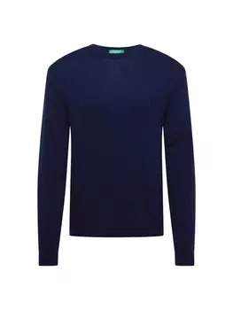 Свитер обычного кроя UNITED COLORS OF BENETTON, ночной синий