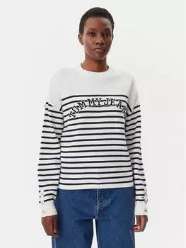 Свитер обычного кроя Varsity DW0DW20251 Tommy Jeans, экрю