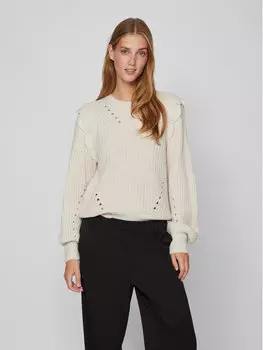 Свитер обычного кроя Vila, экрю