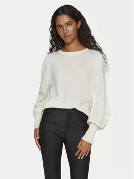 Свитер обычного кроя Vila, экрю