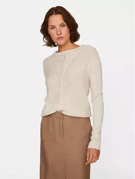 Свитер обычного кроя Vila, бежевый