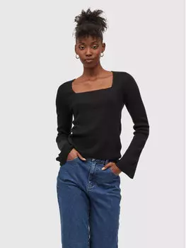 Свитер обычного кроя Vila, черный