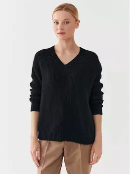 Свитер обычного кроя Weekend Max Mara, черный