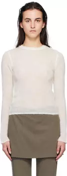 Свитер Off-White Fine Champions Paloma Wool, белый