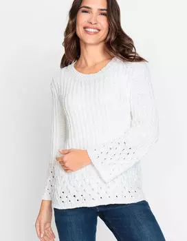 Свитер Olsen Rundhals, цвет Off White