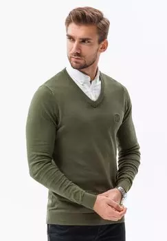 Свитер Ombre, темно-оливковый