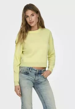 Свитер ONLBETTY LS JQ MIX EX KNT ONLY, желтый