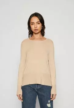 Свитер Onljulie Life Loose O Neck ONLY Petite, цвет oxford tan melange