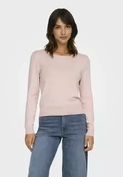 Свитер ONLVENICE LIFE LS ONECK KNT ONLY, фуксия