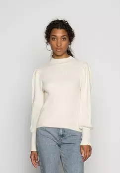 Свитер женский ONLY с рукавами-фонариками, белый