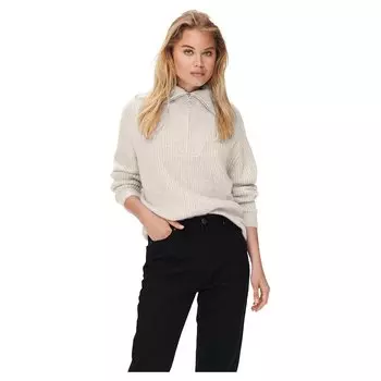 Свитер Only Baker Half Zip, бежевый