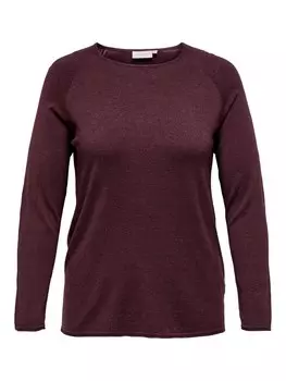 Свитер Only Carmakoma, бордовый