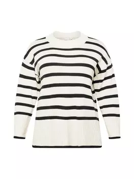 Свитер Only Carmakoma HELLA, кремовый