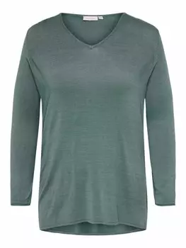 Свитер ONLY Carmakoma, зеленый