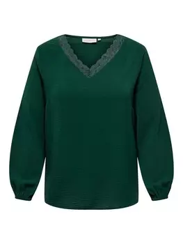 Свитер Only Carmakoma, зеленый