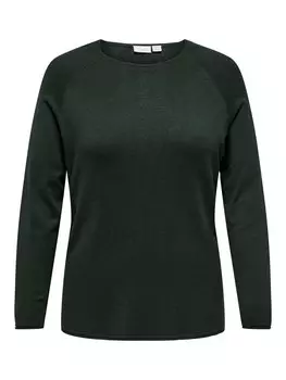 Свитер Only Carmakoma, зеленый