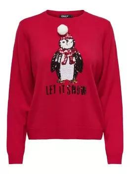 Свитер Only, цвет Bright Red