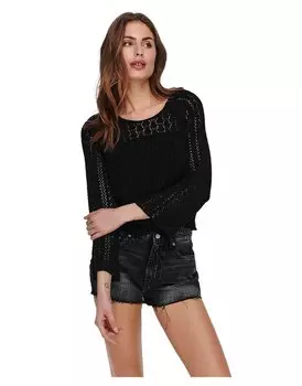 Свитер Only Nola Life 3/4 O Neck, черный