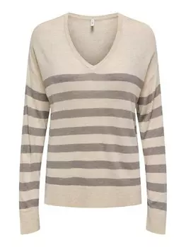Свитер ONLY ONLVIENNA, цвет Taupe/Dark grey
