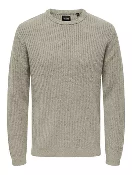 Свитер Only & Sons ONSMALAKI, цвет Grey/Dark grey