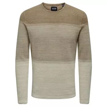 Свитер Only & Sons Panter Life 12 Struc, зеленый