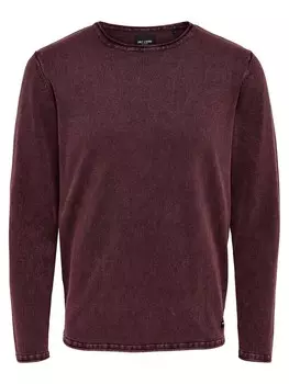 Свитер Only & Sons Regular fit Sweater GARSON, цвет Wine red