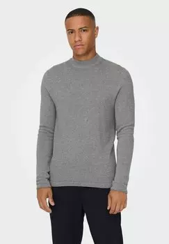 Свитер Only & Sons, темно-серый