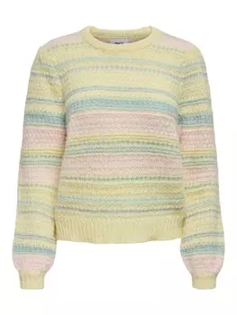 Свитер ONLY Sweater Sandra, пастельно-желтый