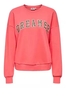 Свитер ONLY Sweatshirt, красный